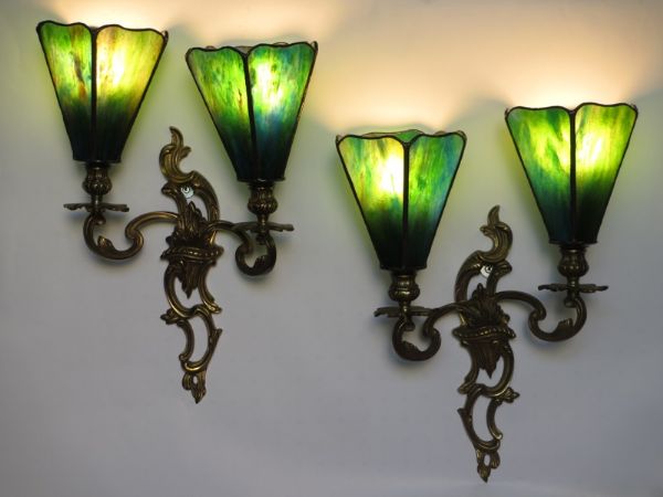 Art Nouveau Wall Chandelier, 