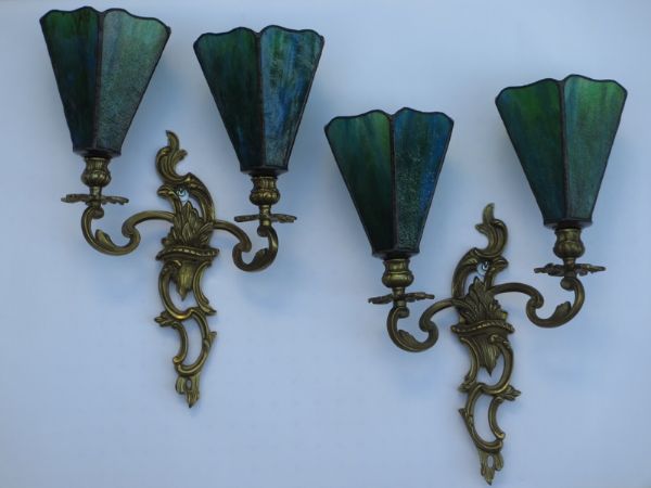 Art Nouveau Wall Chandelier