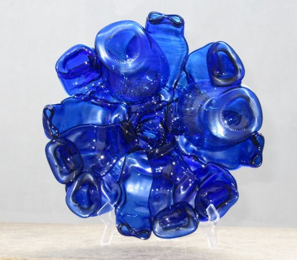 Centrotavola con bottiglie