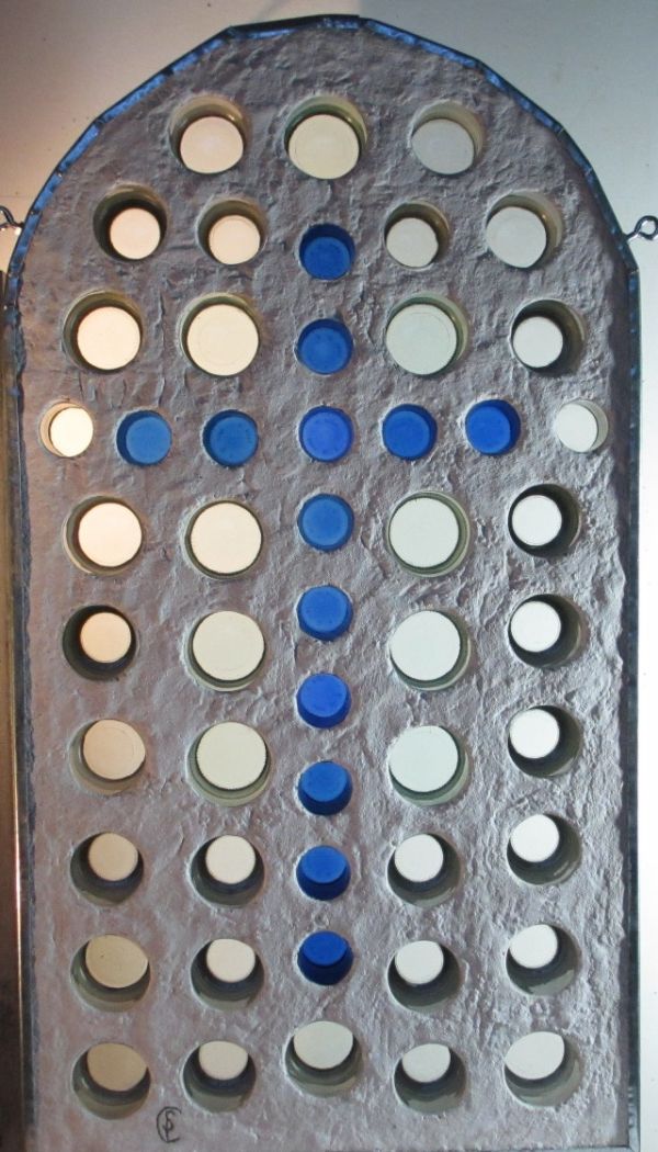 Pannello con Croce blu