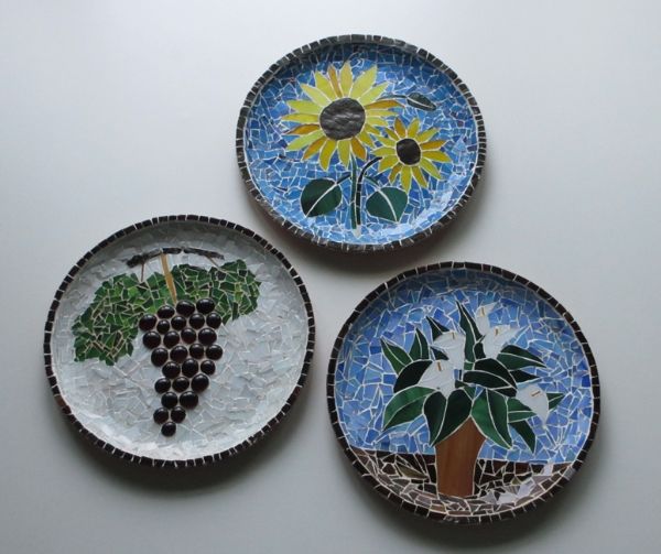 Quadri rotondi in mosaico