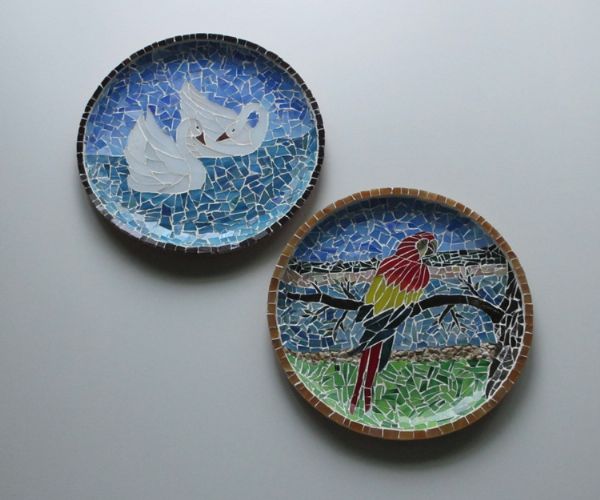Quadri rotondi in mosaico